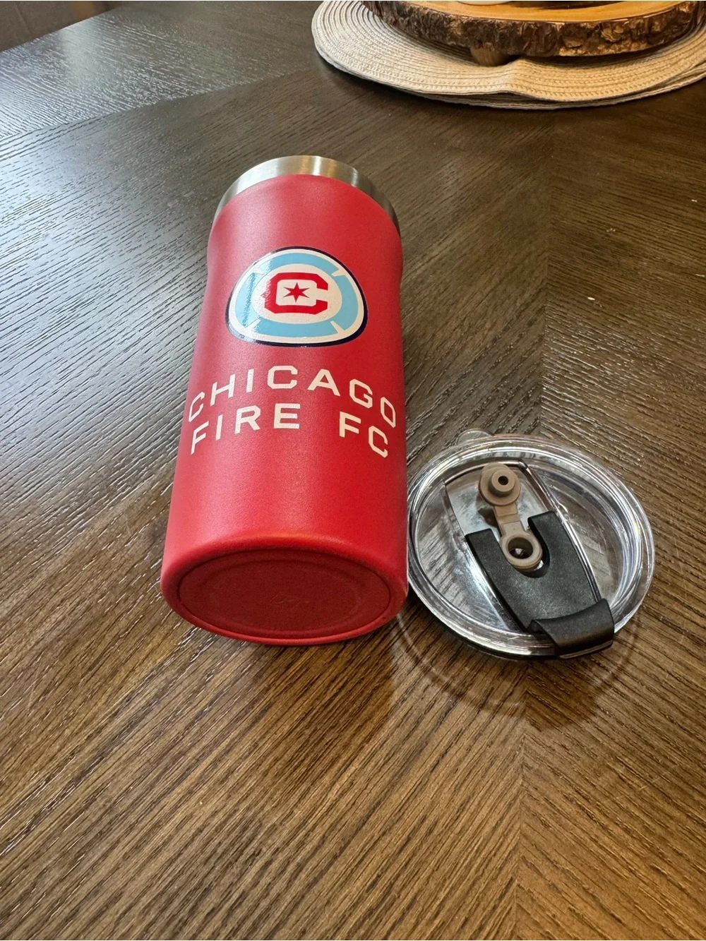 Chicago Fire FC branded stainless steel 18oz Tumbler - MLS